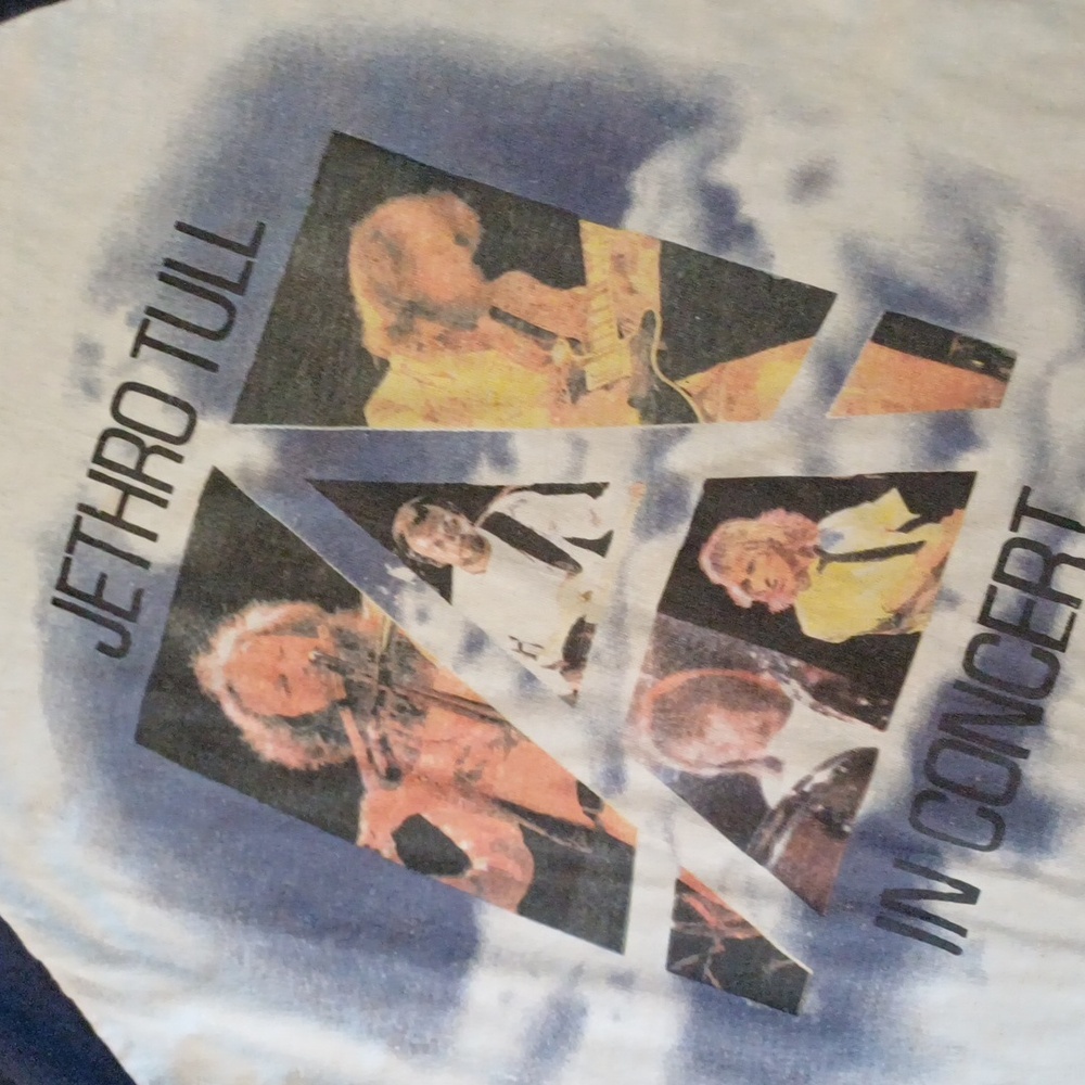Jethro Tull authentic vintage 80's concert Jersey tshirt M S - Picture 3 of 14